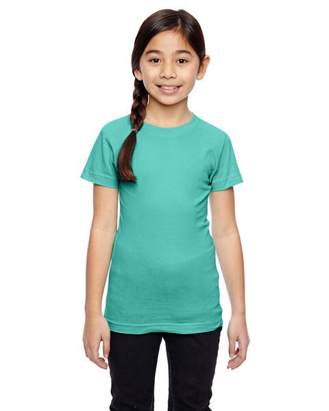 LAT 2616 - Girls Fine Jersey Longer Length T-Shirt